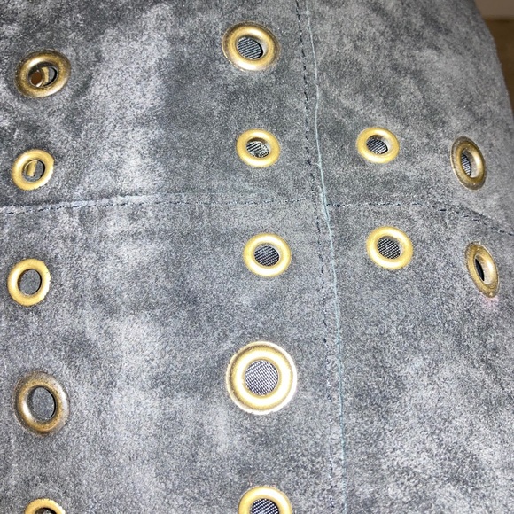 Black Suede Jacket with coordinating Skirt - Picture 7 of 7